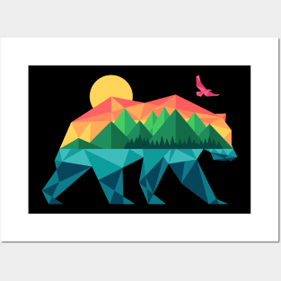 Mountain Bear Posters and Art